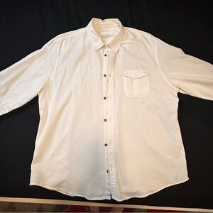 Classic White Men's Shirt